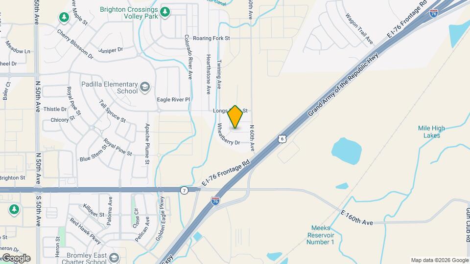 5911 Fencerow Pl Map and Location Details