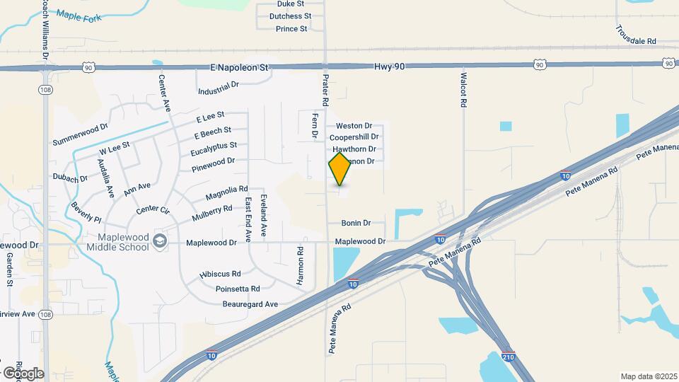 910 Prater Rd Map and Location Details