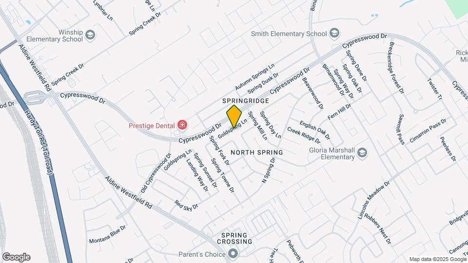 2338 Goldspring Ln Map and Location Details
