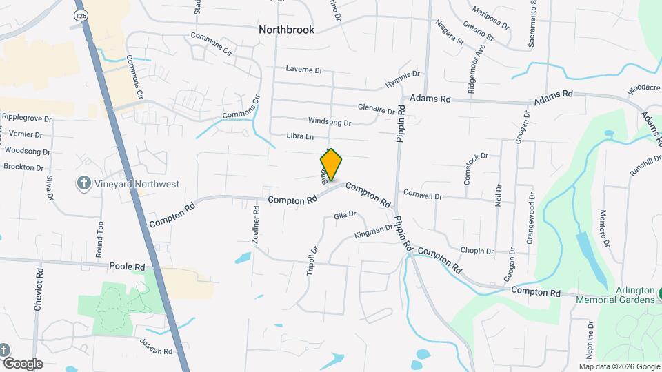 9202 Burgess Dr Map and Location Details