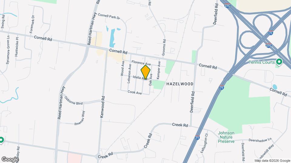 11086 Centennial Ave Mapa y Detalles de la Ubicación