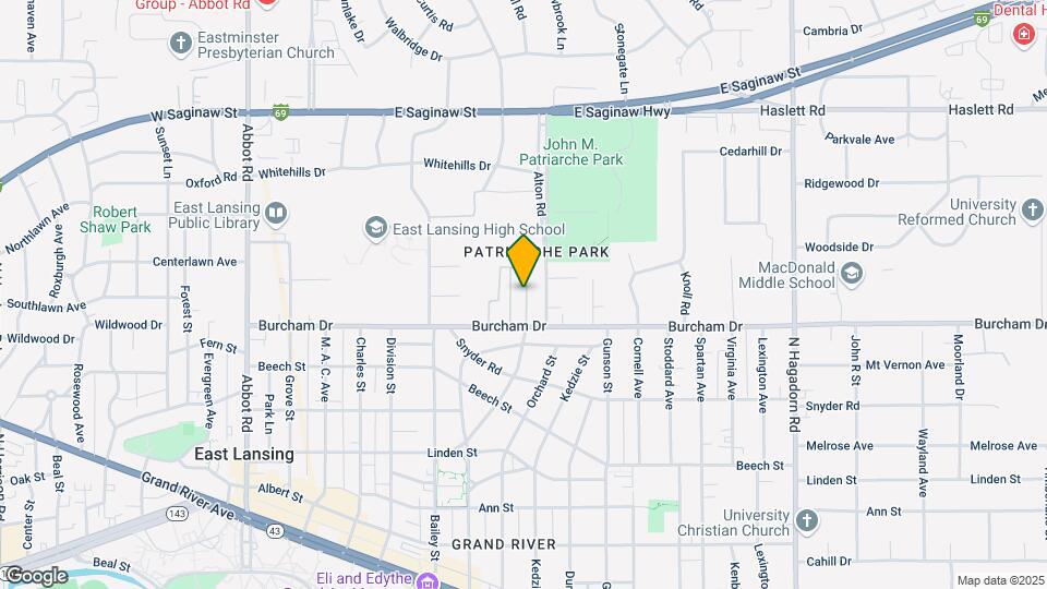 767 Burcham Drive Map and Location Details