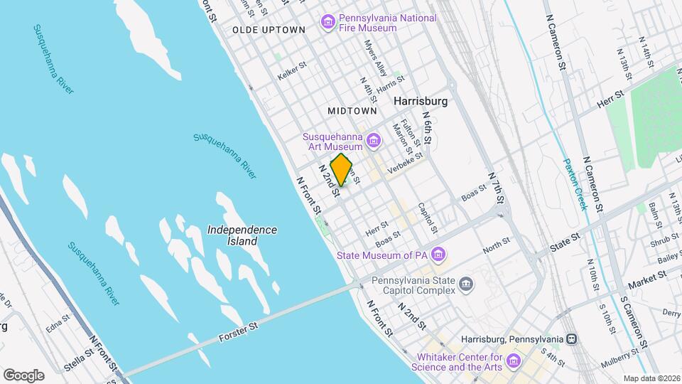 1303 N 2nd St Map and Location Details