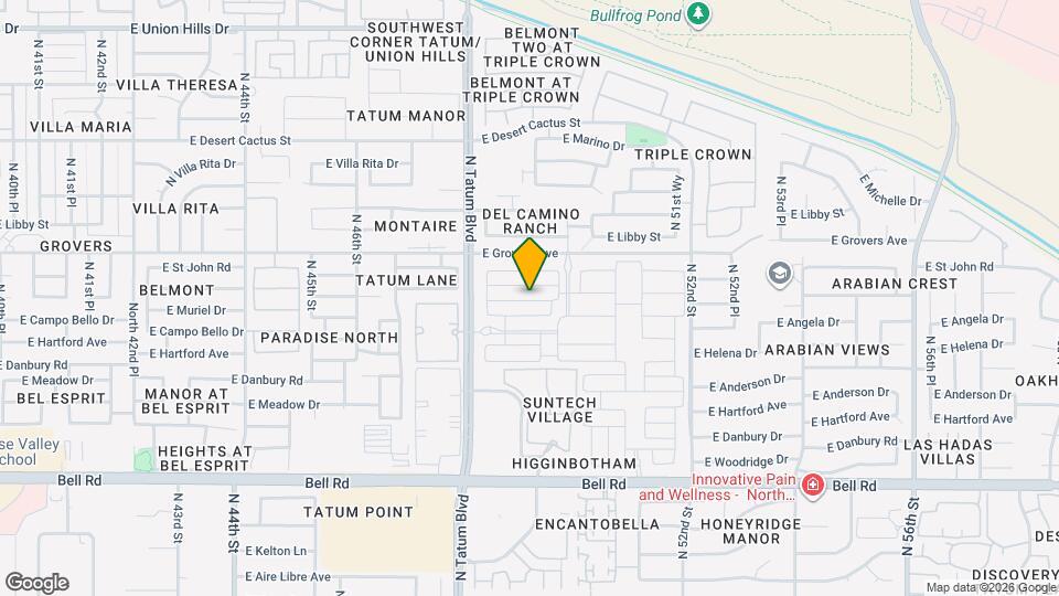 4854 E Shady Glen Ave Map and Location Details