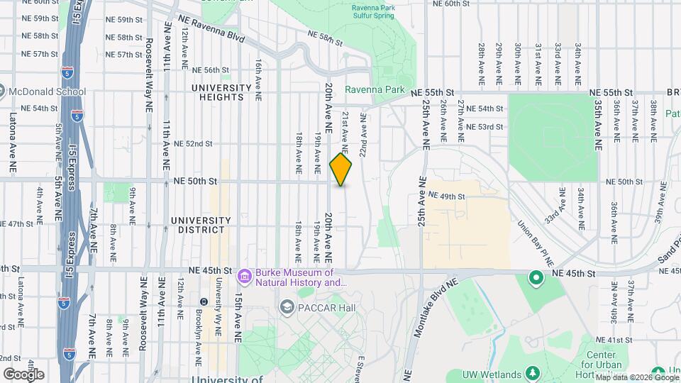 4751 21st Ave NE Mapa y Detalles de la Ubicación