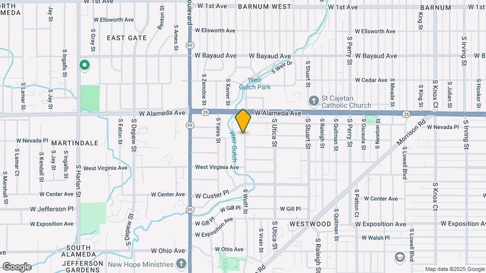 401 S Wolff St Map and Location Details