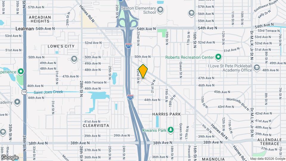 4666 Iris St N Map and Location Details