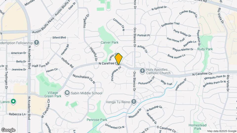 4505 N Carefree Cir Map and Location Details