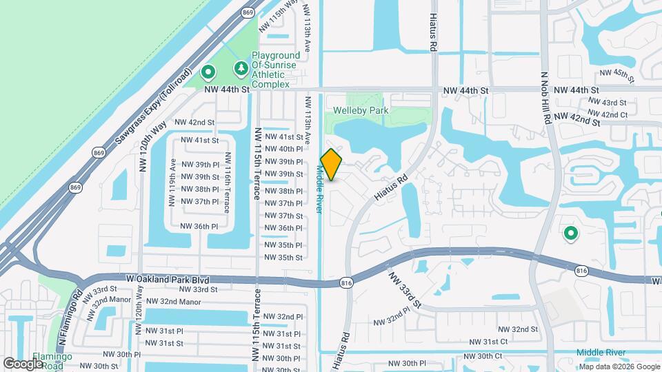 11197 NW 37th St Map and Location Details