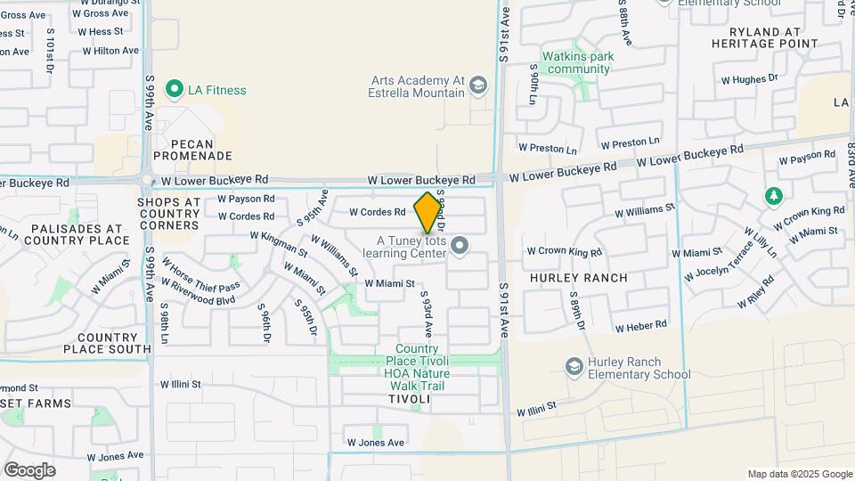 3021 S 93rd Ave Map and Location Details