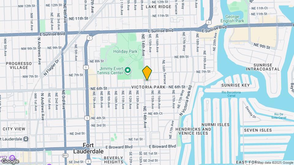 612 NE 14th Ave Map and Location Details