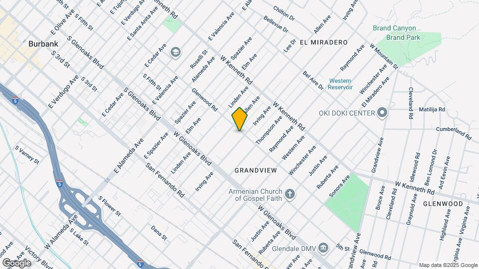 1838 Glenwood Rd Map and Location Details