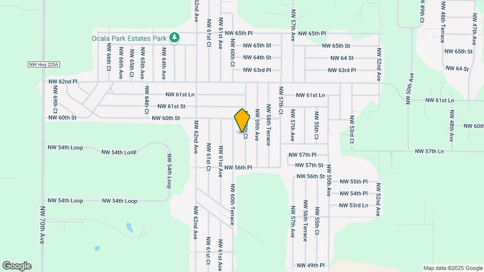 5870 NW 59th Ct Map and Location Details