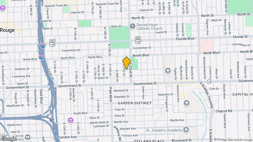 2120 Louisiana Ave Map and Location Details