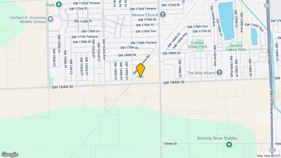 14817 SW 183rd Terrace Map and Location Details