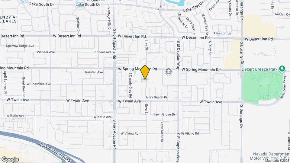 3577 Erva St Map and Location Details