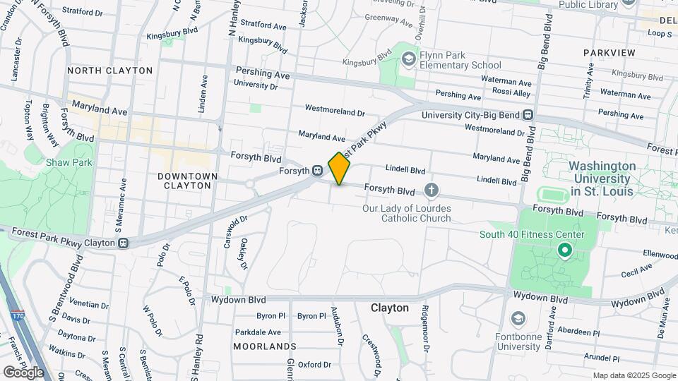 7334-40 Forsyth Blvd. Map and Location Details