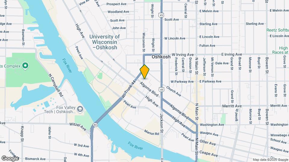 536 Algoma Blvd Map and Location Details