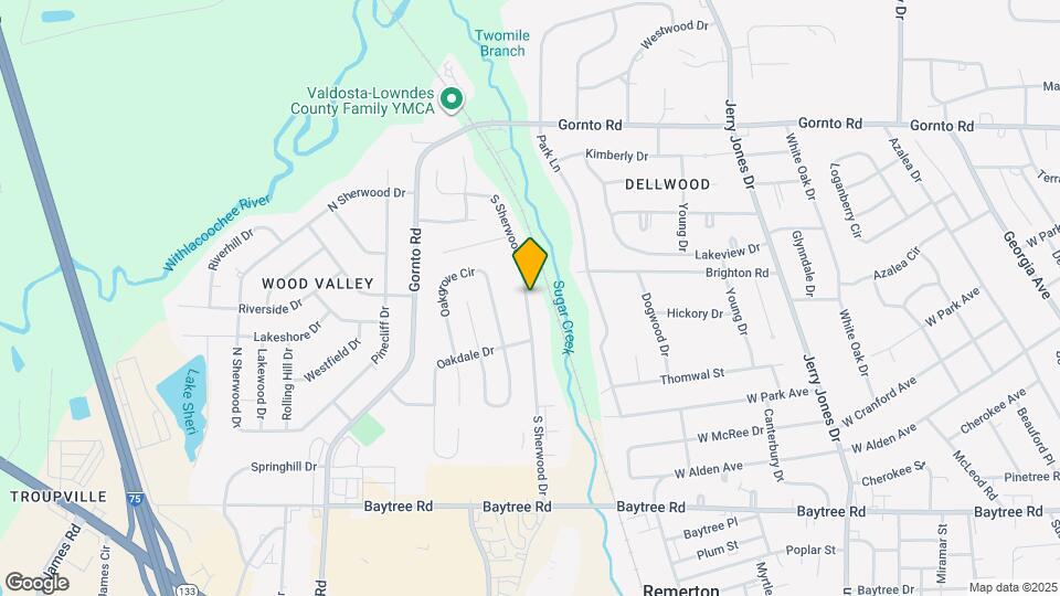 2209 S Sherwood Dr Map and Location Details