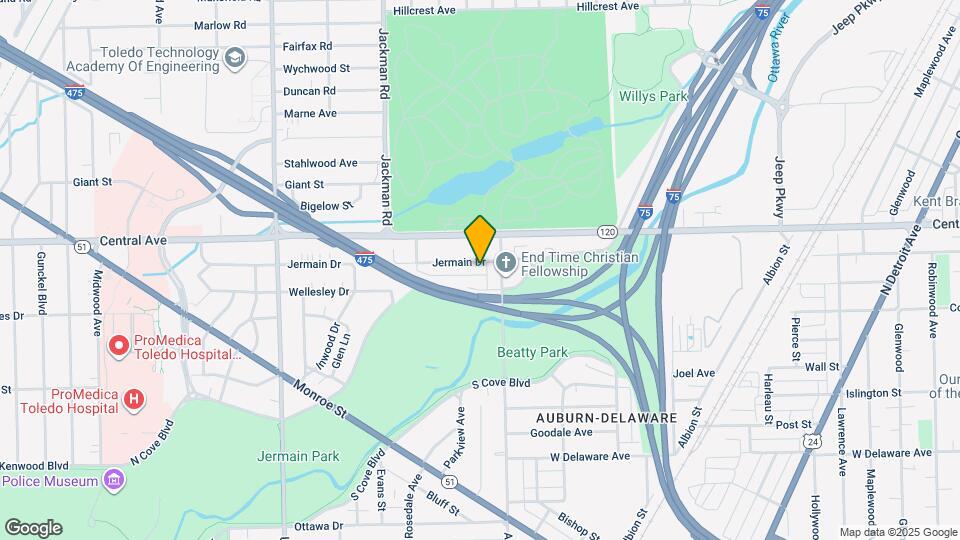1521 Jermain Dr, Unit 1521 Jermain Map and Location Details