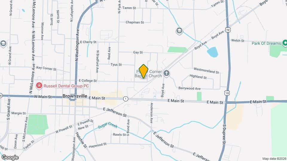 927 E College St Map and Location Details