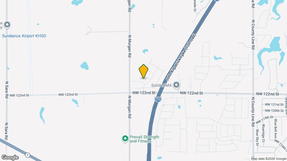 9709 NW 124th St Map and Location Details