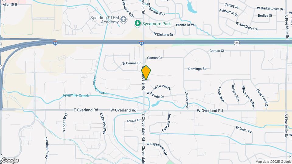 1280 S Cloverdale Rd Mapa y Detalles de la Ubicación