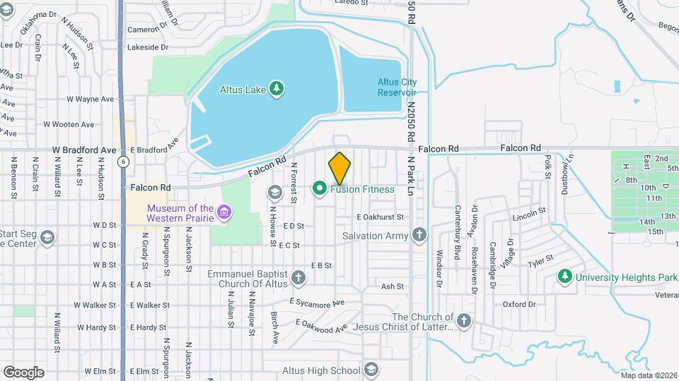 1216 N Thomas St Map and Location Details