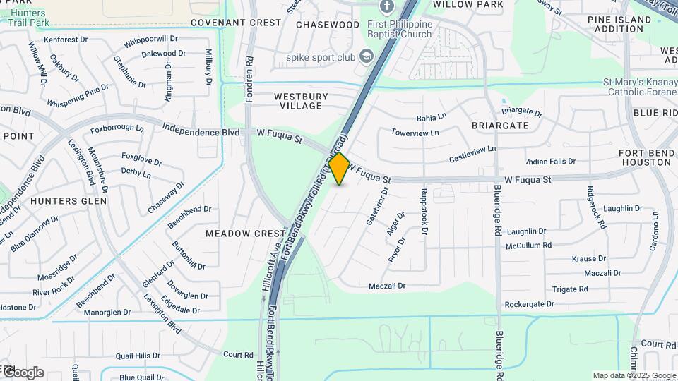 15703 Baybriar Dr Map and Location Details