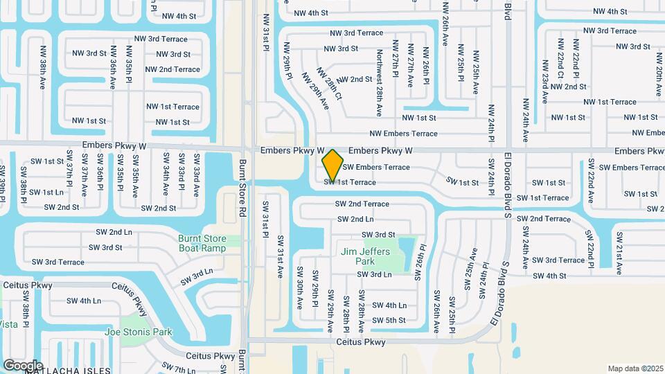 2900 SW 1st Terrace Mapa y Detalles de la Ubicación