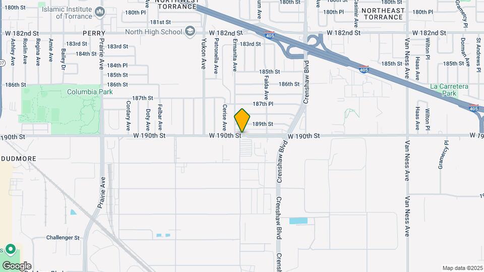 3417 W 190th St Map and Location Details