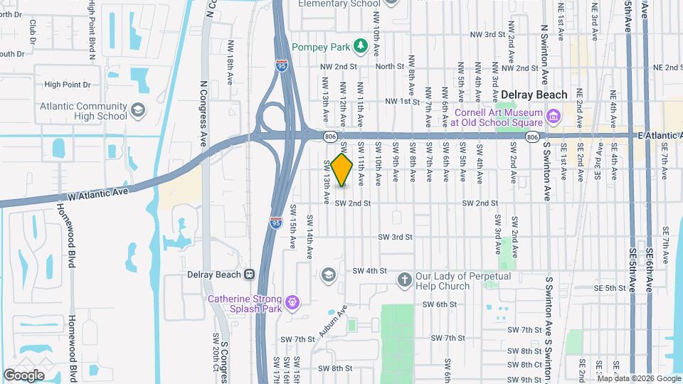 132 SW 12th Ave Map and Location Details