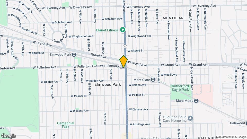 2330-2334 N Harlem Ave Map and Location Details