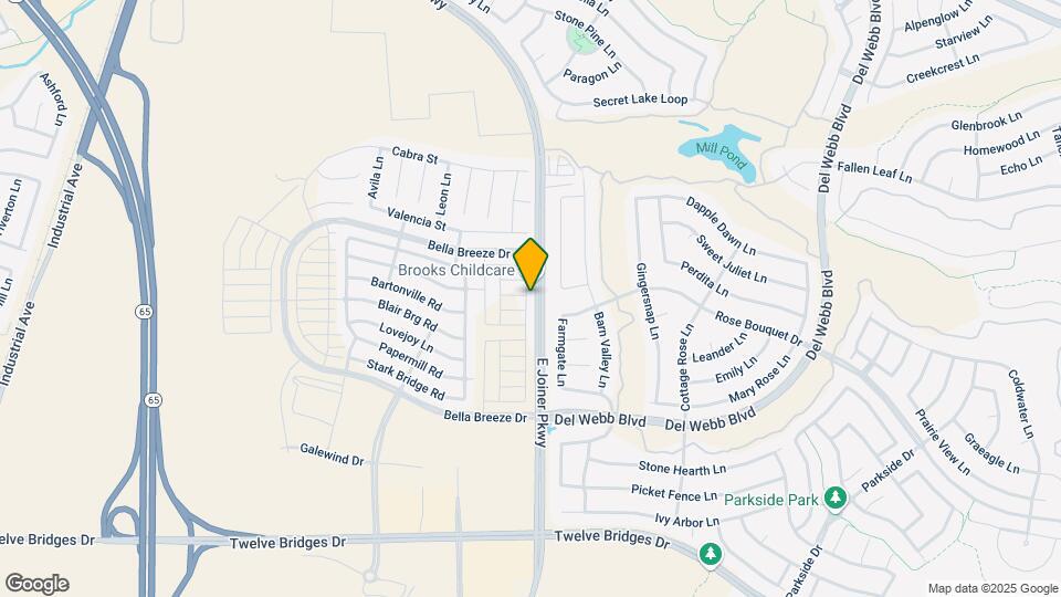 2135 Comstock Ln Map and Location Details
