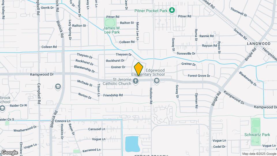 8850 Kempwood Dr Map and Location Details