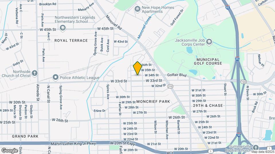 1630 W 34th St Map and Location Details