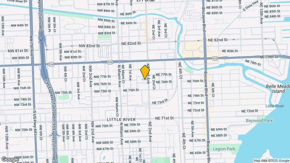 197 NE 76th St Map and Location Details