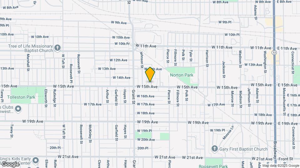 1402 W 15th Ave Map and Location Details