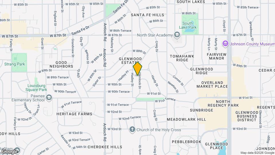 8918 Hemlock Dr Map and Location Details