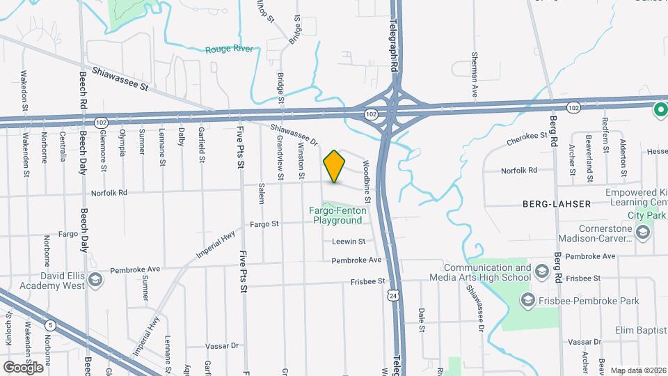 24309 Norfolk St Map and Location Details