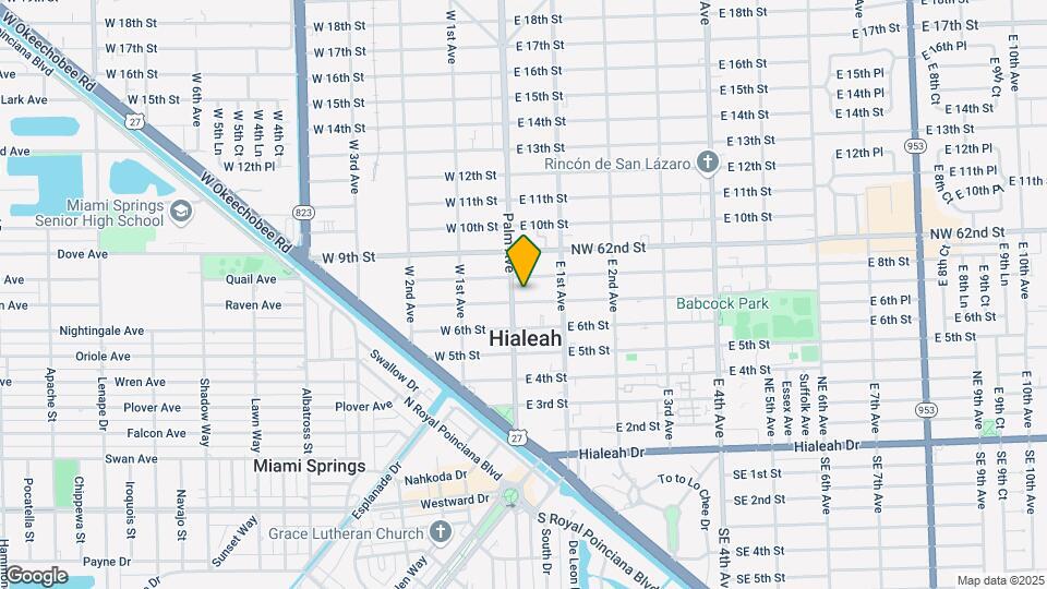 Hialeah Apartments East 7th Street Mapa y Detalles de la Ubicación