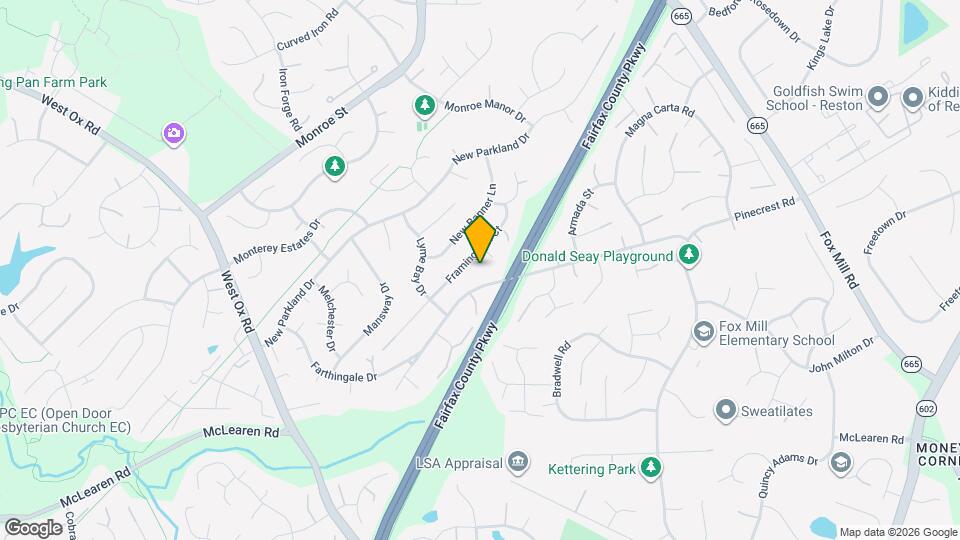 12827 Framingham Ct Map and Location Details