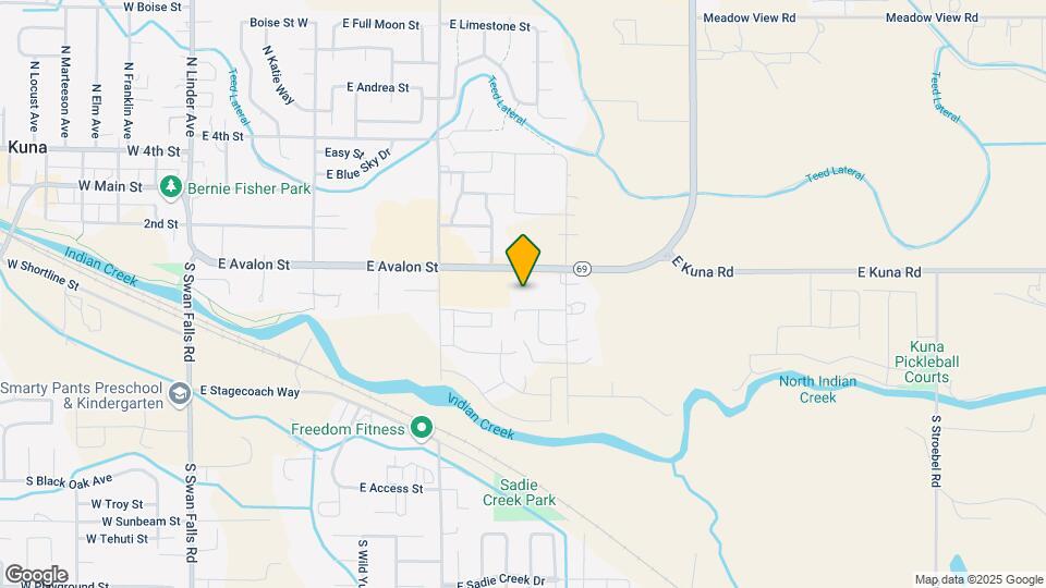 1009 E Kuna Rd Map and Location Details