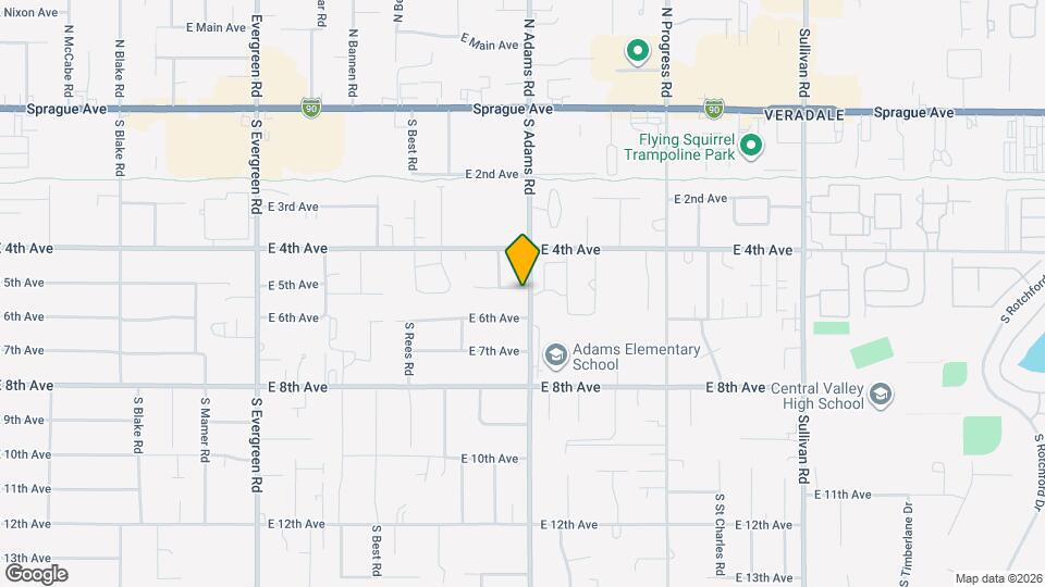 14626 E 5th Ave Map and Location Details