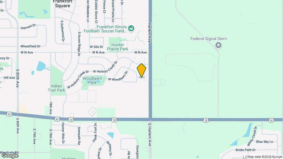 20842 S Hickory Creek Pl Map and Location Details