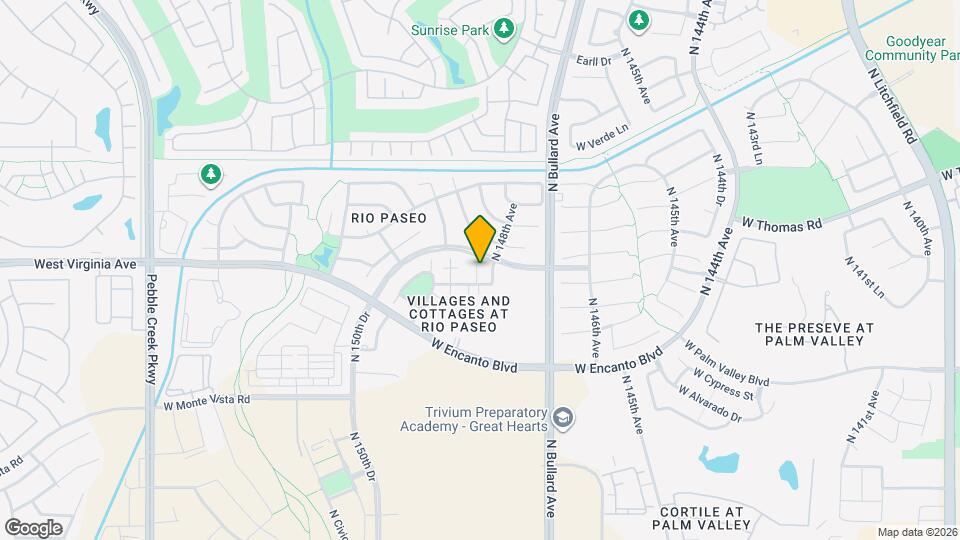 2527 N 148th Dr Map and Location Details