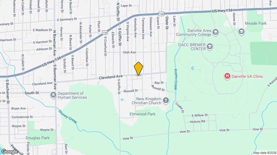 1420 Cleveland Ave Map and Location Details