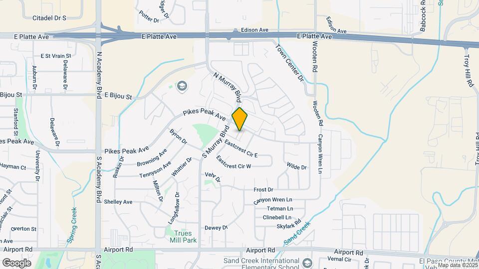 4455 E Pikes Peak Ave Map and Location Details