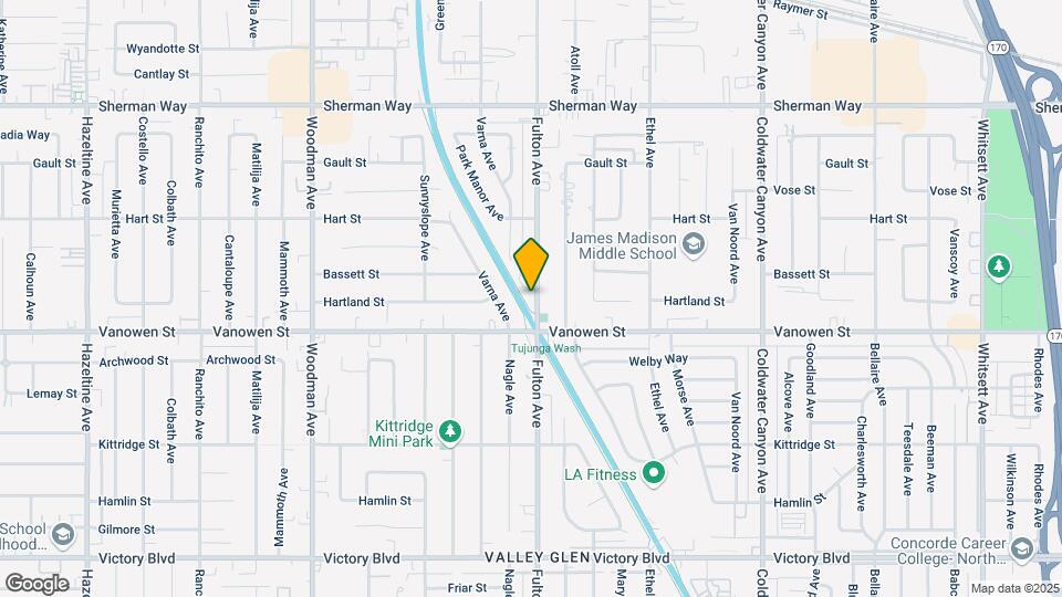 6837 Fulton Ave Map and Location Details