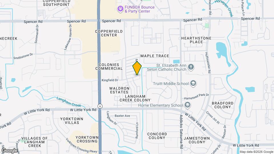 15309 Kingfield Dr Map and Location Details